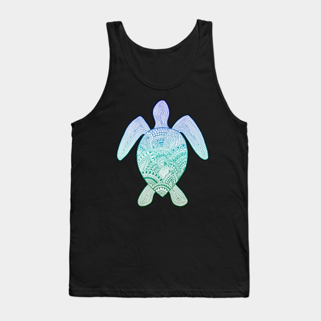 Sea Turtle Tank Top by calenbundalas